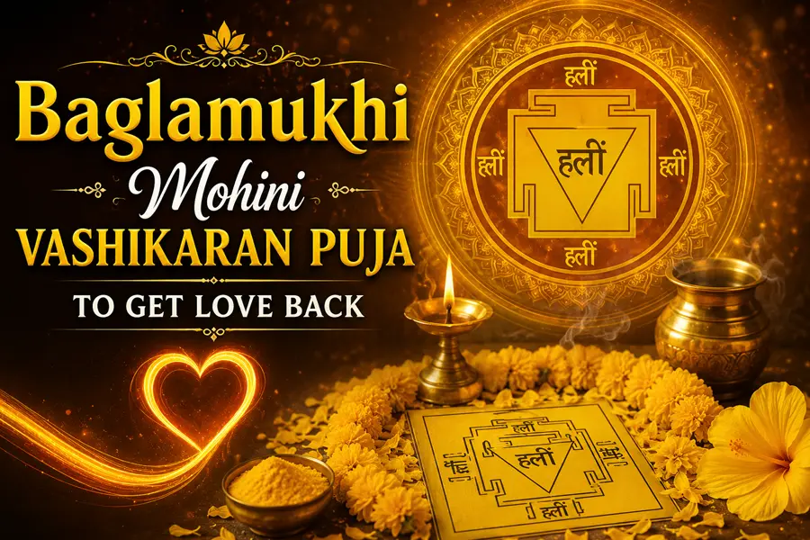 Baglamukhi Mohini Vashikaran Puja to Get Love Back